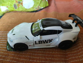 Toyota Supra GR LBWK 1:18 diecast scale model car collectible - Big Size