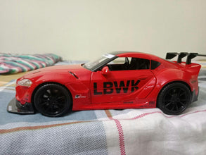 Toyota Supra GR LBWK 1:18 diecast scale model car collectible - Big Size