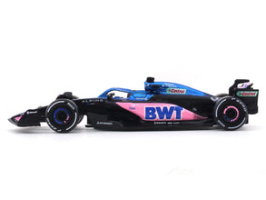 2023 BWT Alpine A523 Esteban Ocon 1:43 Bburago Formula 1 diecast scale model car