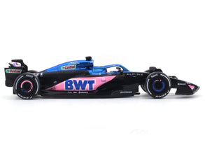 2023 BWT Alpine A523 Esteban Ocon 1:43 Bburago Formula 1 diecast scale model car