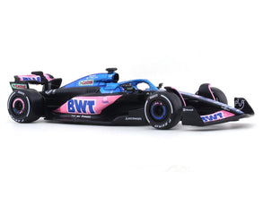 2023 BWT Alpine A523 Esteban Ocon 1:43 Bburago Formula 1 diecast scale model car