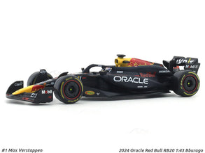 2024 Oracle Red Bull No. 1 Max Verstappen 1:43 Bburago Formula 1 diecast scale model car