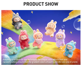 Whole Set - 6 pcs - Official Pop Mart Labubu Plush – Limited‑Edition Fuzzy Bunny‑Eared Monster - All Members - Big Into Energy Collection