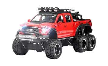 Ford F-150 Raptor 6X6 1:22 scale model car miniature