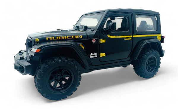 Jeep Wrangler Rubicon 1:24 diecast scale model car | Assorted Colors