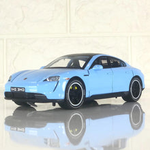Porsche Taycan Turbo S Model 1:24 diecast scale model car collectible