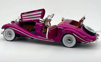 1936 Mercedes-Benz 500K 1:18 roadster diecast scale model car - Big Size