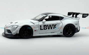 Toyota Supra GR LBWK 1:18 diecast scale model car collectible - Big Size