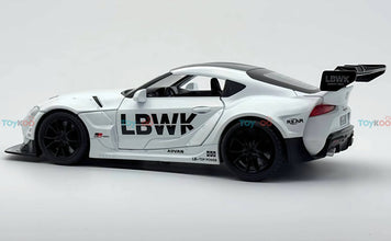 Toyota Supra GR LBWK 1:18 diecast scale model car collectible - Big Size