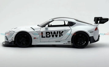 Toyota Supra GR LBWK 1:18 diecast scale model car collectible - Big Size
