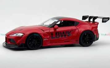 Toyota Supra GR LBWK 1:18 diecast scale model car collectible - Big Size