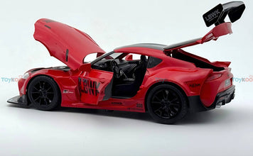 Toyota Supra GR LBWK 1:18 diecast scale model car collectible - Big Size