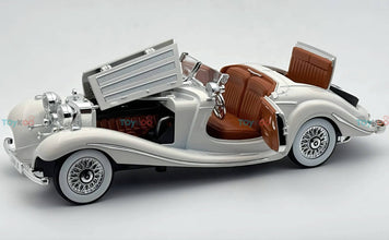 1936 Mercedes-Benz 500K 1:18 roadster diecast scale model car - Big Size