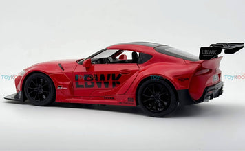 Toyota Supra GR LBWK 1:18 diecast scale model car collectible - Big Size