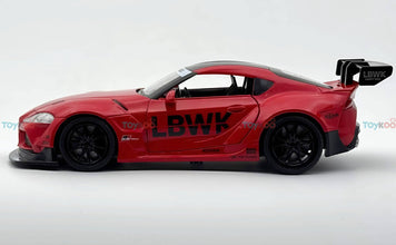 Toyota Supra GR LBWK 1:18 diecast scale model car collectible - Big Size