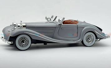 1936 Mercedes-Benz 500K 1:18 roadster diecast scale model car - Big Size