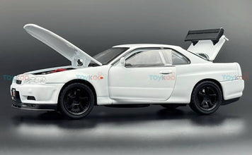 Nissan Skyline GT-R R34 Super Model 1:18 diecast scale model car miniature - Big Size