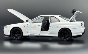 Nissan Skyline GT-R R34 Super Model 1:18 diecast scale model car miniature - Big Size