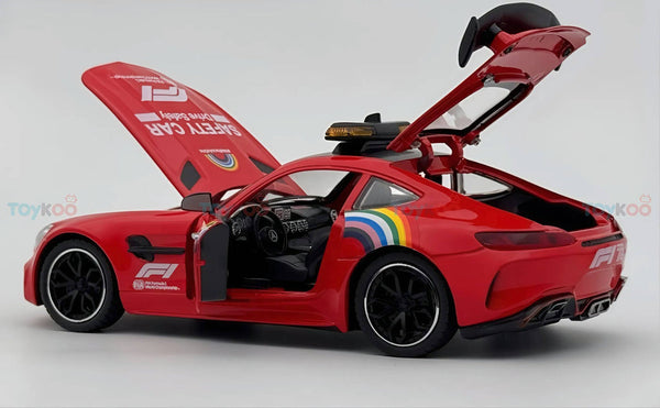 2020 Mercedes-Benz AMG GT-R Safety Car formula 1 1:18 diecast scale model - Big Size