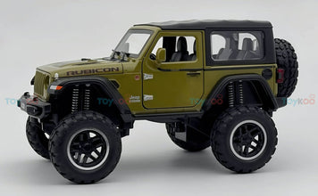 Jeep Wrangler Rubicon 1:18 diecast Scale Model car with Removable Top - Big Size