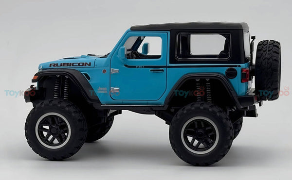 Jeep Wrangler Rubicon 1:18 diecast Scale Model car with Removable Top - Big Size
