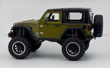Jeep Wrangler Rubicon 1:18 diecast Scale Model car with Removable Top - Big Size
