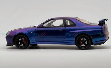 Nissan Skyline GT-R R34 Super Model 1:18 diecast scale model car miniature - Big Size