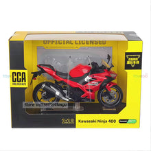 Kawasaki Ninja 400 Red 1:12 CCA licensed diecast scale model bike collectible