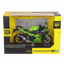 Kawasaki Ninja 400 Green 1:12 CCA licensed diecast scale model bike collectible