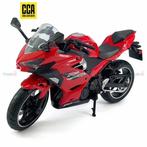 Kawasaki Ninja 400 Red 1:12 CCA licensed diecast scale model bike collectible
