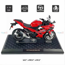 Kawasaki Ninja 400 Red 1:12 CCA licensed diecast scale model bike collectible