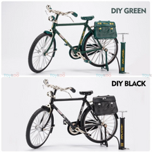 Classic Bicycle Metal Scale Model Diecast Miniature Collection with accessories