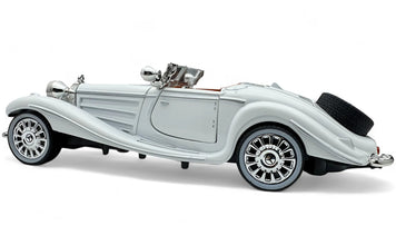 1936 Mercedes Benz 500K 1:24 Roadster diecast scale model car collectible | Assorted Colors