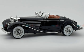1936 Mercedes Benz 500K 1:24 Roadster diecast scale model car collectible | Assorted Colors