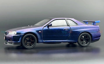 Nissan Skyline R34 GT-R 1:24 diecast scale model car collectible | Assorted Colors