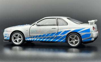 Nissan Skyline R34 GT-R 1:24 diecast scale model car collectible | Assorted Colors